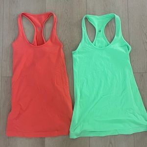 Lululemon Cool Racer Bank Tanks